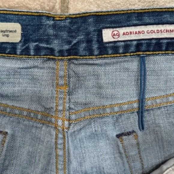 AG Adriano Goldschmied Jeans - Distressed Ex-Boyfriend Crop 31R - Picture 7 of 8